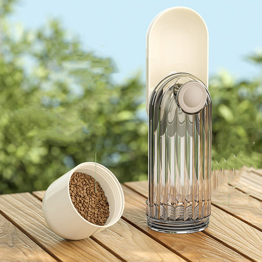 Kelveno™ 2-in-1 Travel Dog Water Bottle & Treat Container